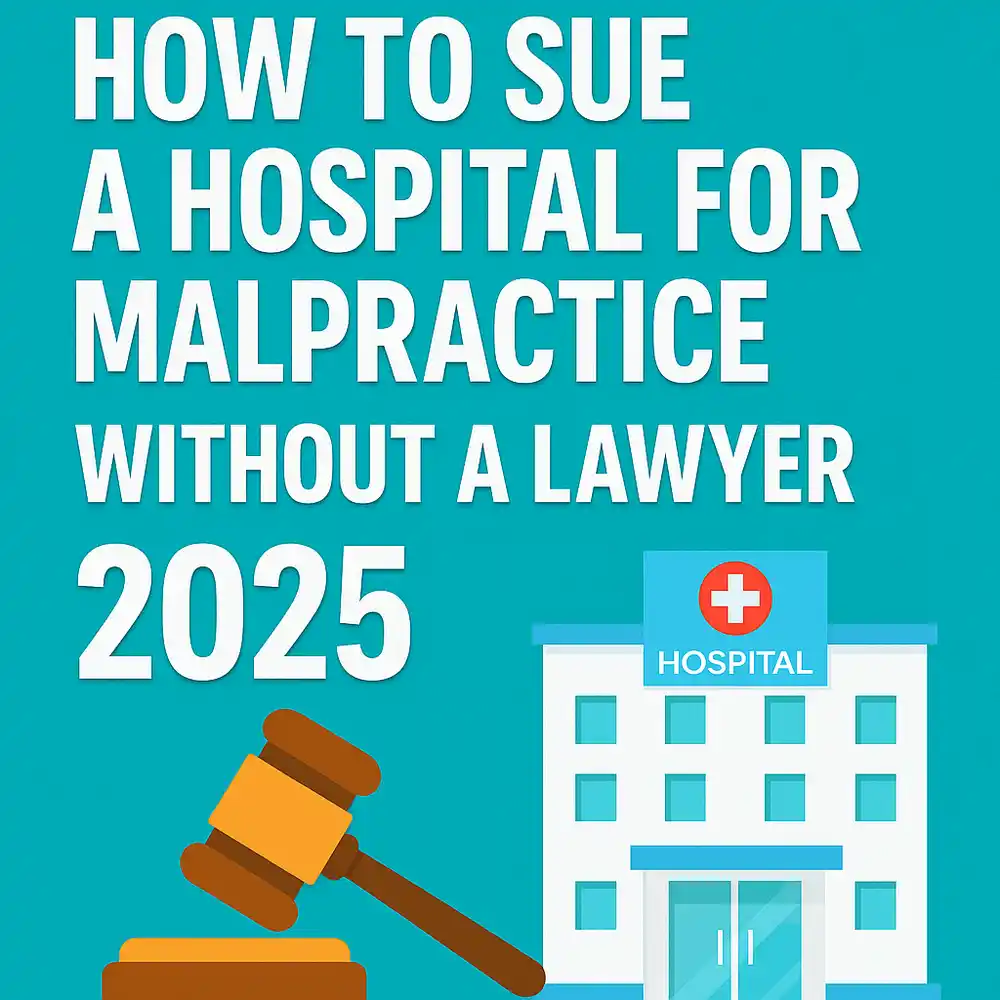 How to Sue a Hospital for Malpractice Without a Lawyer