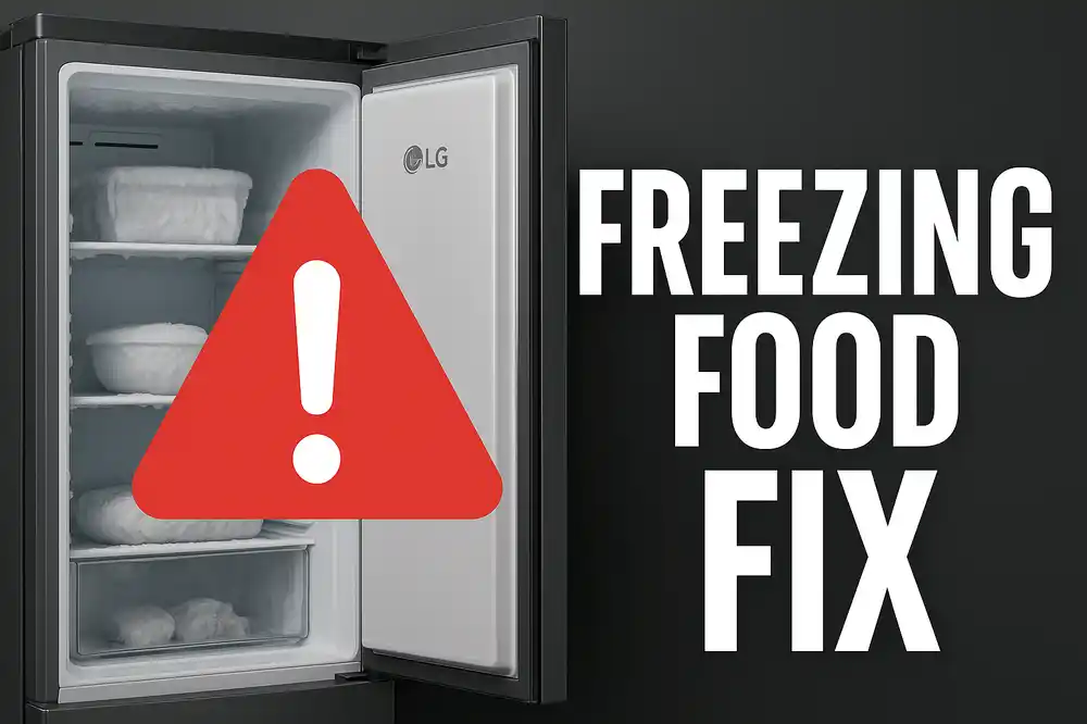 LG 2025 Refrigerator Freezing Food