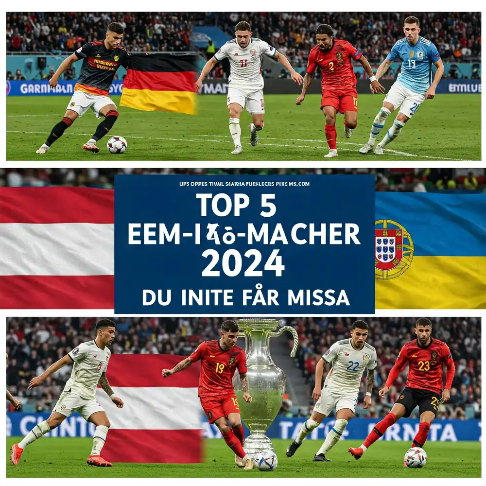 Topp 5 EM 2024-matcher du inte får missa